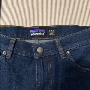 Patagonia Blue Classic Denim Jeans with Twill Weave